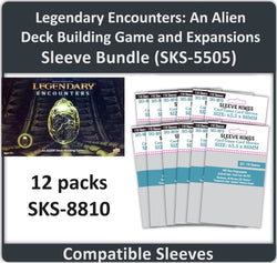 "Legendary Encounters: An Alien Deck Building Game" + Expansion Compatible Sleeve Bundle (8810 X 12)