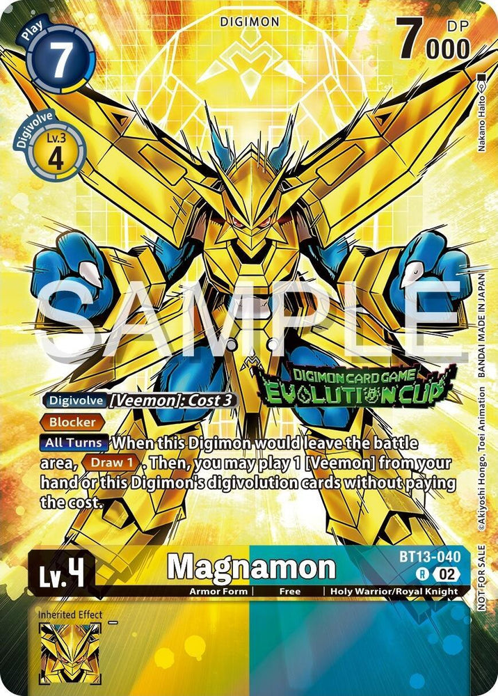 Magnamon [BT13-040] (2024 Evolution Cup) [Versus Royal Knights Booster Promos] (ONLINE ORDER ONLY)