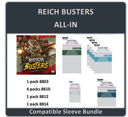 "ReichBusters Project" Compatible (All-In Pledge) Card Sleeve Bundle (8803 X 1 + 8810 X 4 + 8812 X 1 + 8814 X 1) (ONLINE ORDER ONLY)