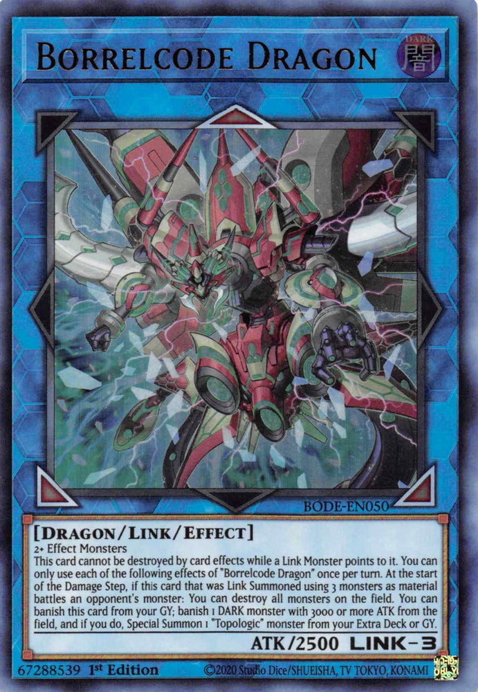 Borrelcode Dragon [BODE-EN050] Ultra Rare (ONLINE ORDER ONLY)