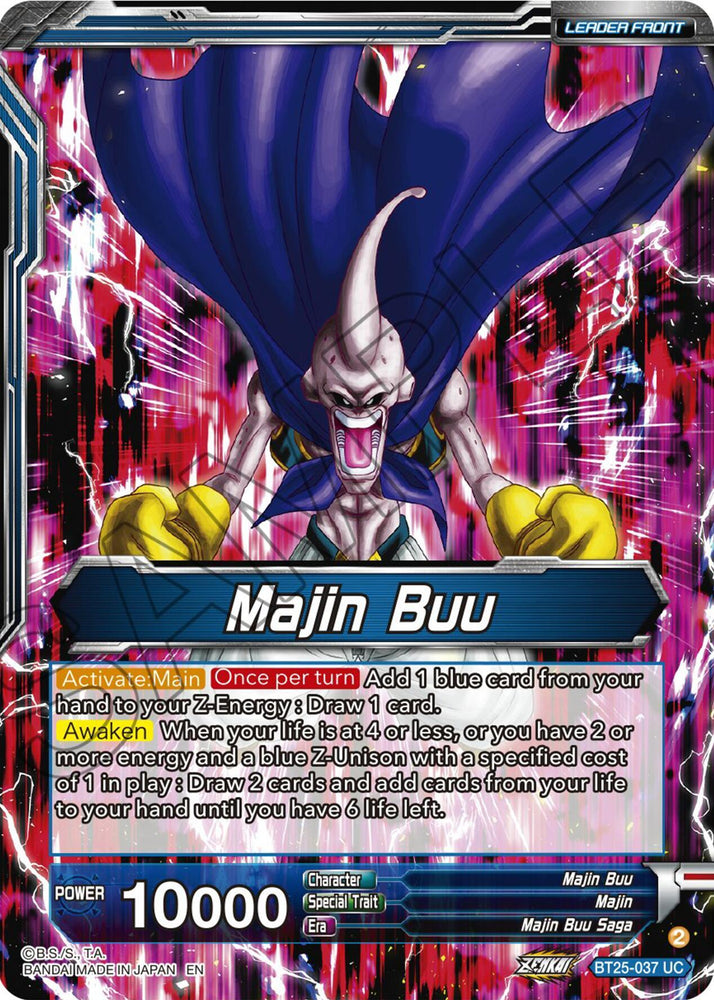 Majin Buu // Majin Buu, Shape-Shifter (BT25-037) [Legend of the Dragon Balls] (ONLINE ORDER ONLY)