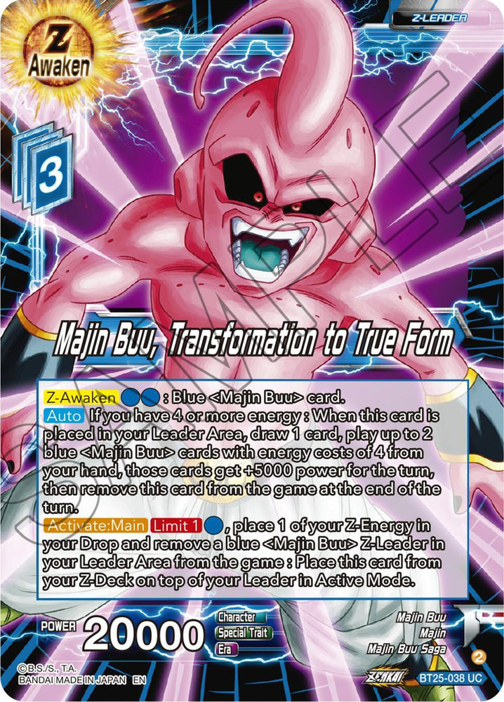 Majin Buu, Transformation to True Form (BT25-038) [Legend of the Dragon Balls] (ONLINE ORDER ONLY)