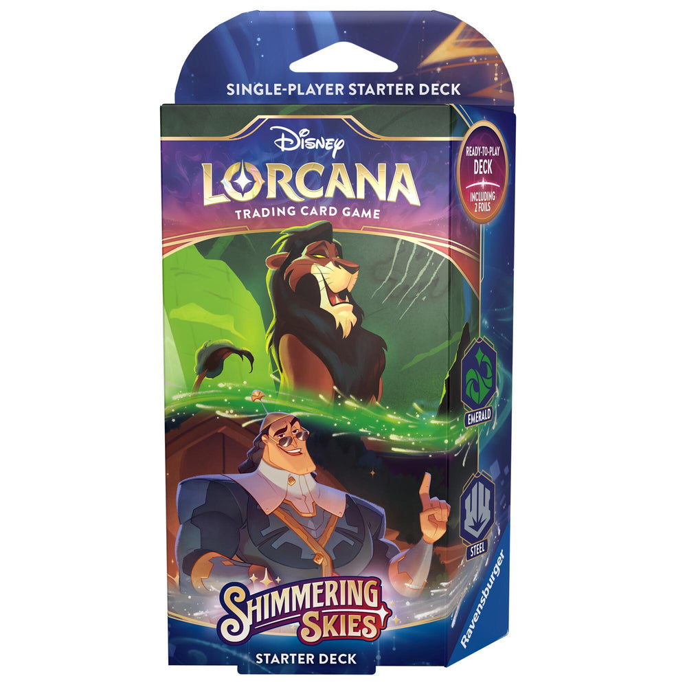 Disney Lorcana: Shimmering Skies - Starter Deck (Emerald & Steel) (Online Only)