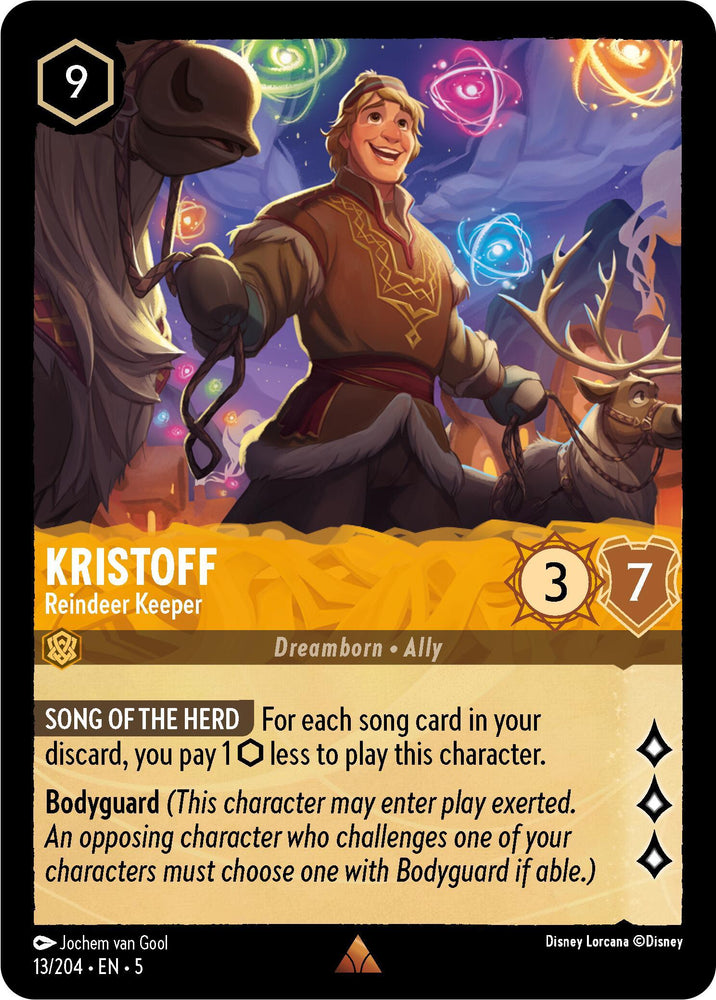 Kristoff - Reindeer Keeper (13/204) [Shimmering Skies] (ONLINE ORDER ONLY)