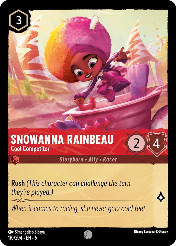 Snowanna Rainbeau - Cool Competitor (110/204) [Shimmering Skies] (ONLINE ORDER ONLY)