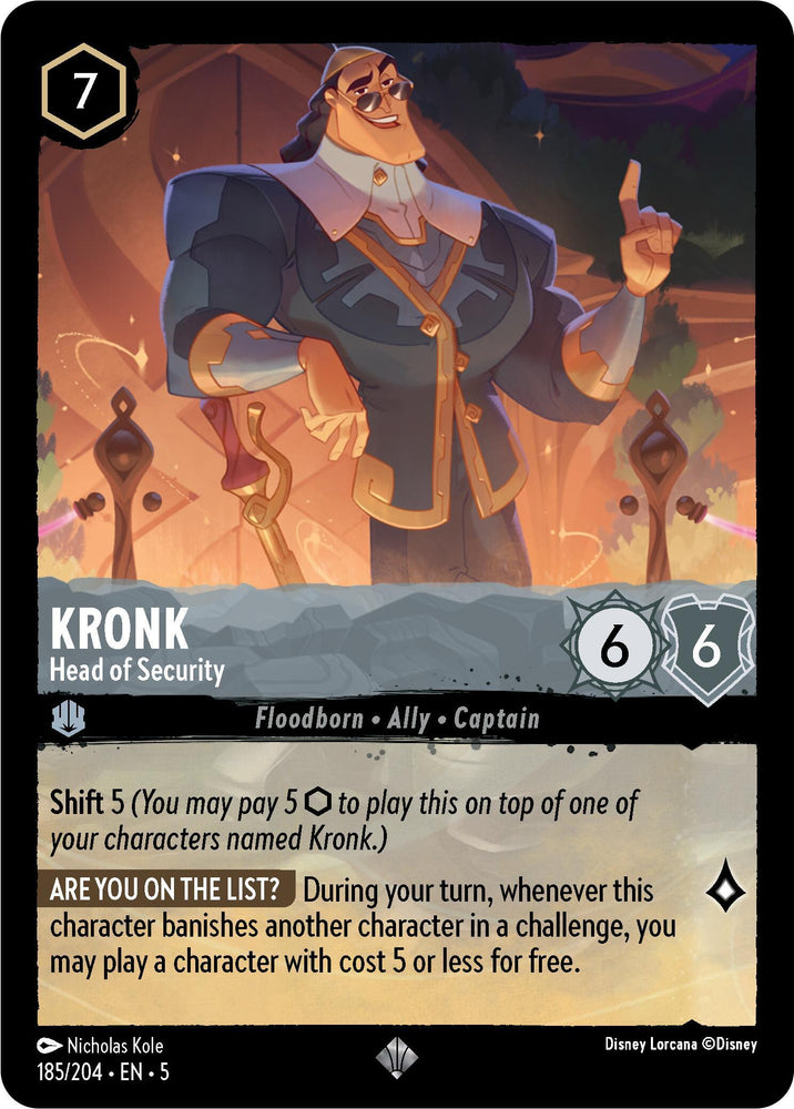 Kronk - Head of Security (185/204) [Shimmering Skies] (ONLINE ORDER ONLY)