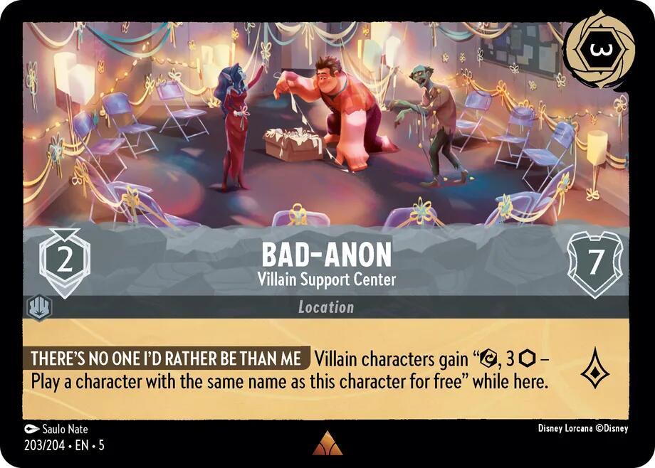 Bad-Anon - Villain Support Center (203/204) [Shimmering Skies] (ONLINE ORDER ONLY)