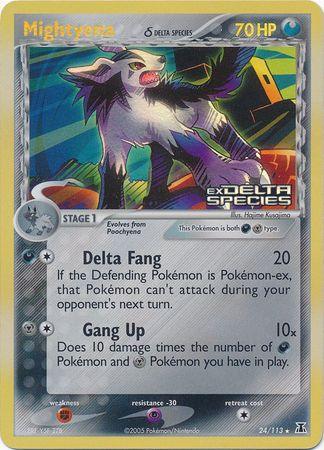Mightyena (24/113) (Delta Species) (Stamped) [EX: Delta Species] (Online Only)