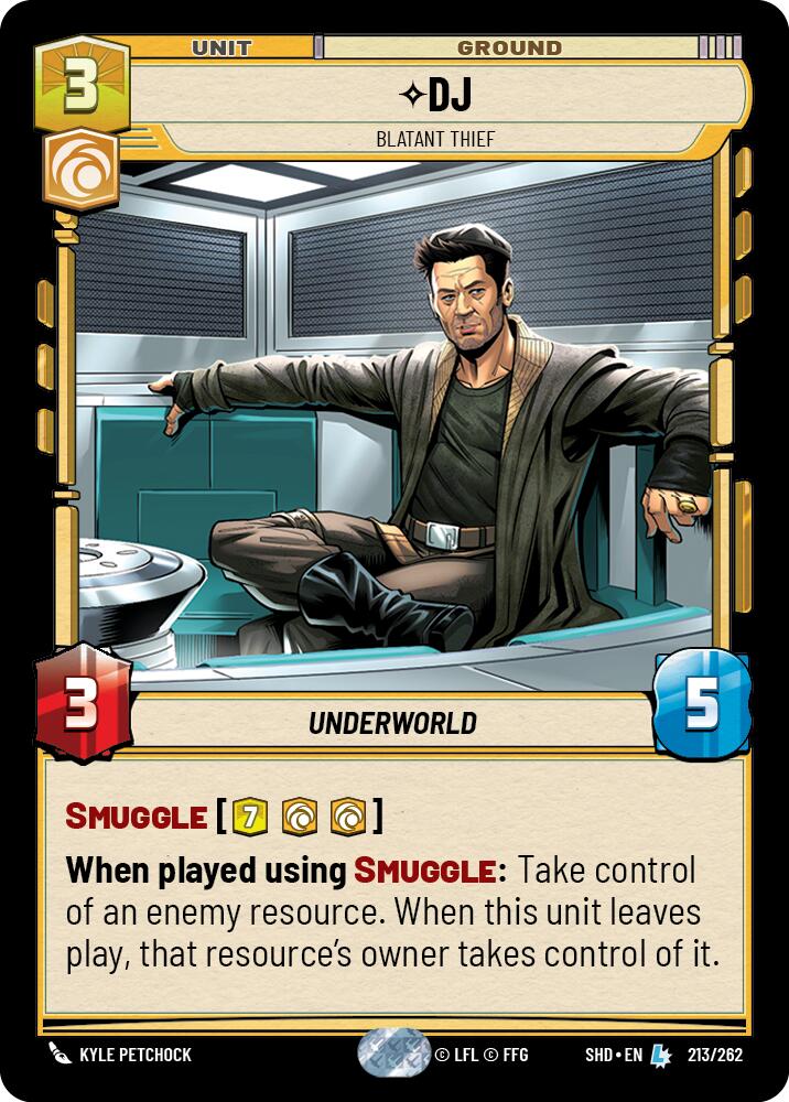 DJ - Blatant Thief (213/262) (213/262) [Shadows of the Galaxy]