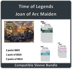 "Time of Legends: Joan of Arc" Compatible Sleeve Bundle (8803 X 2 + 8810 X 1 + 8814 X 2) (ONLINE ORDER ONLY)