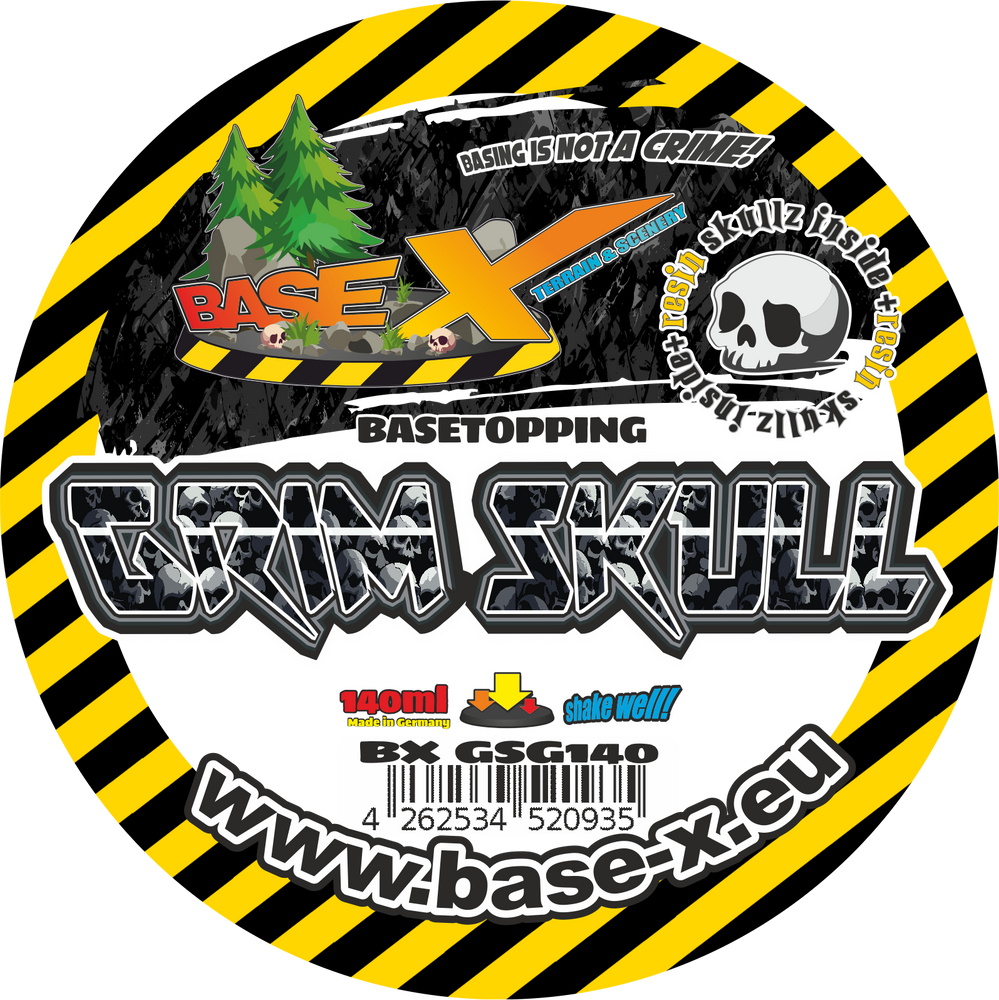 Base X Terrain | Basecover | Grim Skulls (ONLINE ORDER ONLY)