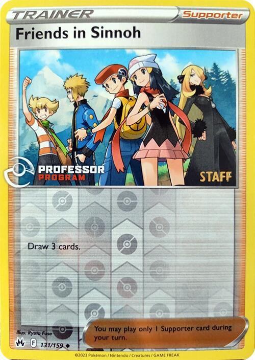 Friends in Sinnoh (131/159) (2023 Staff) [Professor Program Promos] (Online Only)