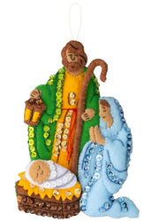 Plaid Crafts - Bucilla Silent Night Felt Ornament Kit Set of 4 (ONLINE ORDER ONLY)