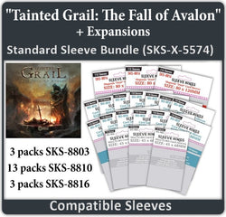 "Tainted Grail: The Fall of Avalon" All In Compatible Sleeve Bundle  (8803 X 3 + 8810 X13 + 8816 X 3) (ONLINE ORDER ONLY)