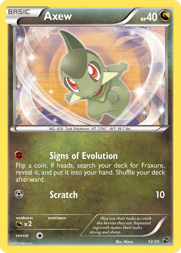 Axew (12/20) [Black & White: Dragon Vault] (Online Only)