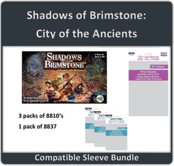 "Shadows of Brimstone: City of the Ancients" Compatible Sleeve Bundle (8810 X 3 + 8837 X 1) (ONLINE ORDER ONLY)