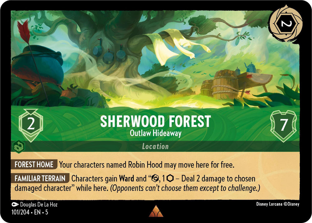 Sherwood Forest - Outlaw Hideaway (101/204) [Shimmering Skies] (ONLINE ORDER ONLY)
