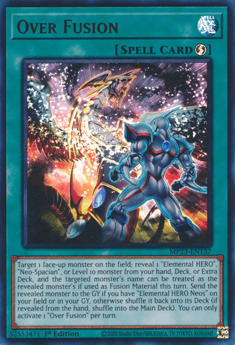 Over Fusion [MP23-EN137] Ultra Rare (ONLINE ORDER ONLY)