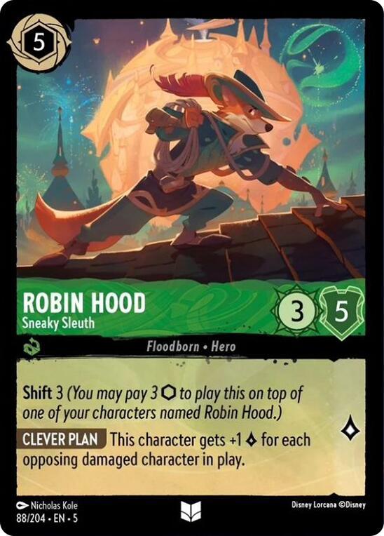 Robin Hood - Sneaky Sleuth (88/204) [Shimmering Skies] (ONLINE ORDER ONLY)