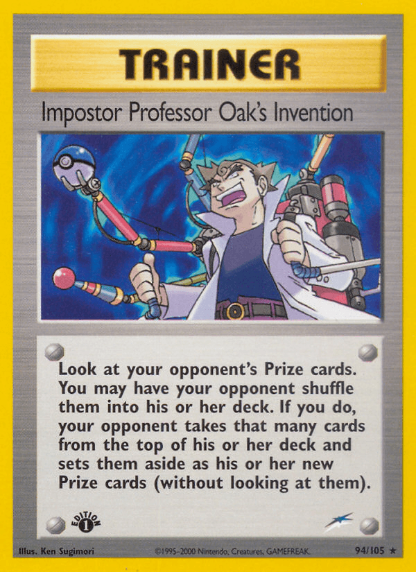 Impostor Professor Oak's Invention (94/105) [Neo Destiny 1st Edition] (Online Only)