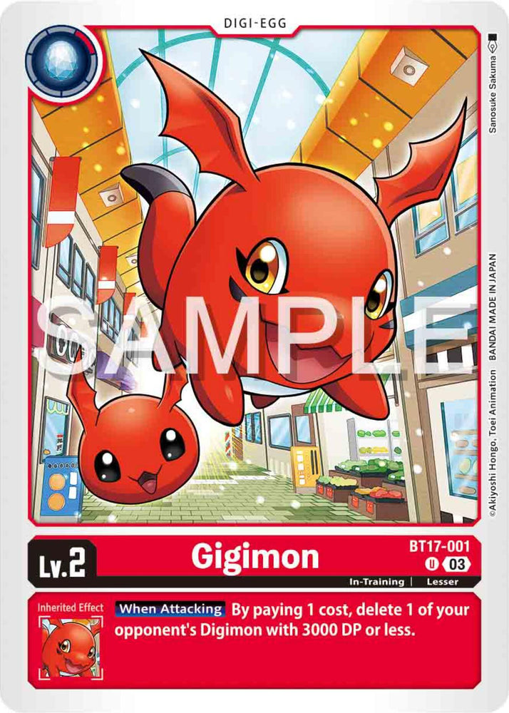 Gigimon [BT17-001] [Secret Crisis] (ONLINE ORDER ONLY)
