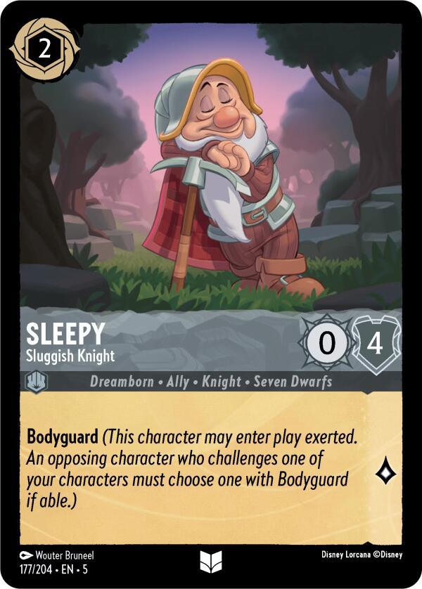 Sleepy - Sluggish Knight (177/204) [Shimmering Skies] (ONLINE ORDER ONLY)