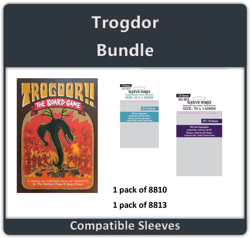 "Trogdor!!" Compatible Sleeve Bundle (8810 X 1 + 8813 X 1) (ONLINE ORDER ONLY)