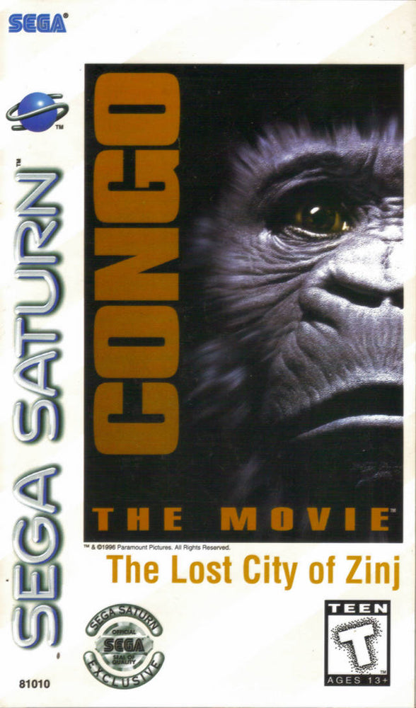 Congo the Movie: The Lost City of Zinj (Sega Saturn) (ONLINE ORDER ONLY)
