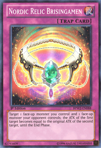 Nordic Relic Brisingamen [BPW2-EN088] Super Rare (ONLINE ORDER ONLY)