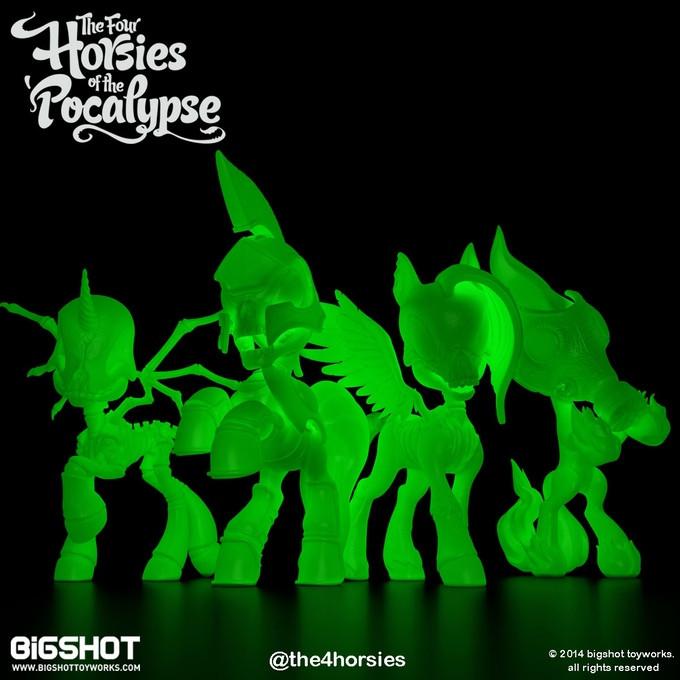 Four Horsies of the Pocalypse POCALYPSE NOW Gift Pack 4-piece set GID Edition (ONLINE ORDER ONLY)