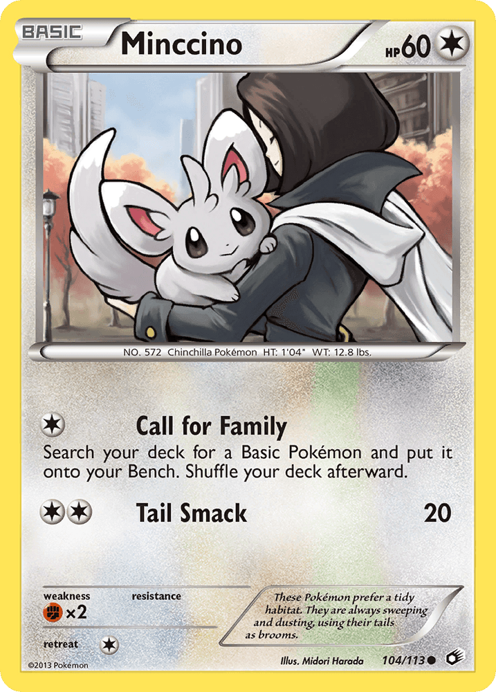 Minccino (104/113) [Black & White: Legendary Treasures] (Online Only)