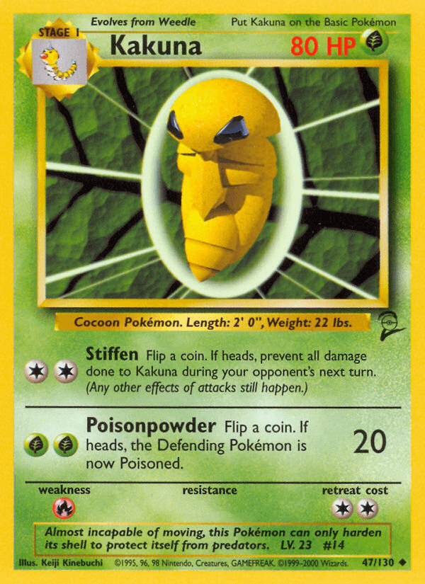 Kakuna (47/130) [Base Set 2] (Online Only)