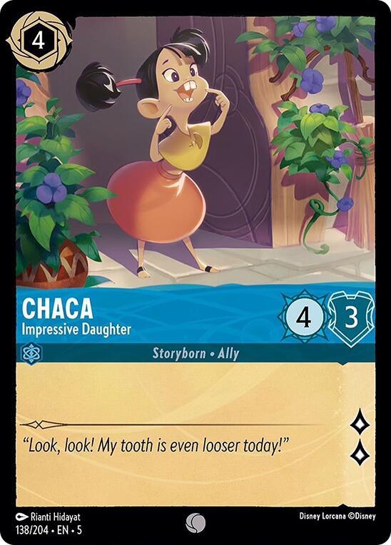 Chaca - Impresive Daughter (138/204) [Shimmering Skies] (ONLINE ORDER ONLY)