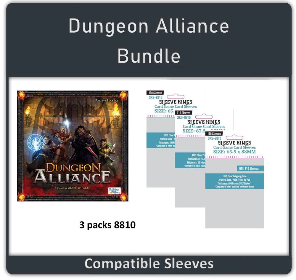 "Dungeon Alliance" Compatible Card Sleeve Bundle (8810 X 3) (ONLINE ORDER ONLY)
