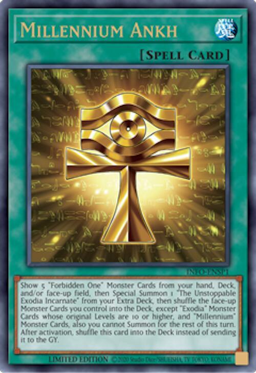 Millennium Ankh (INFO-ENSP1) [INFO-ENSP1] Secret Rare (ONLINE ORDER ONLY)