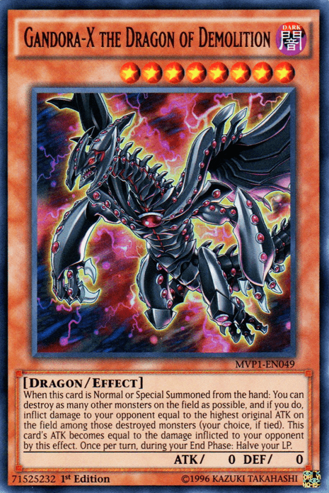 Gandora-X the Dragon of Demolition [MVP1-EN049] Ultra Rare (ONLINE ORDER ONLY)