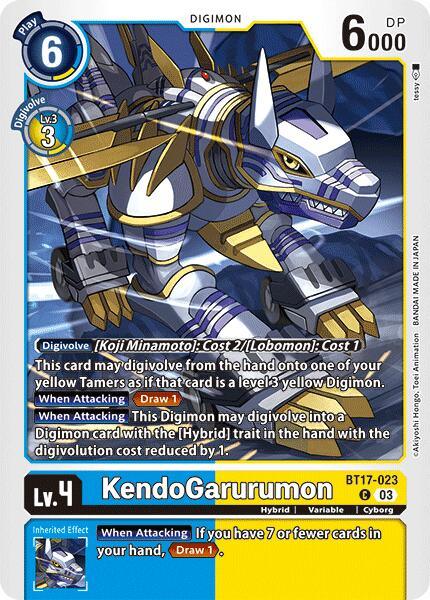 KendoGarurumon [BT17-023] [Secret Crisis] (ONLINE ORDER ONLY)
