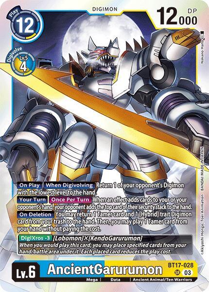 AncientGarurumon [BT17-028] [Secret Crisis] (ONLINE ORDER ONLY)