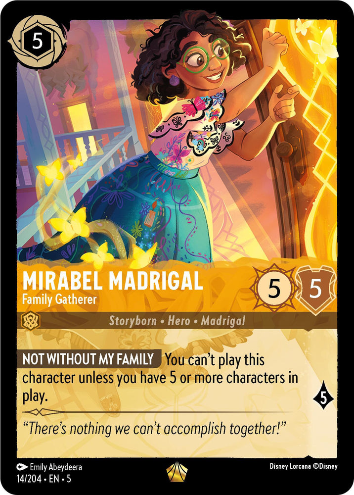 Mirabel Madrigal - Family Gatherer (14/204) [Shimmering Skies] (ONLINE ORDER ONLY)