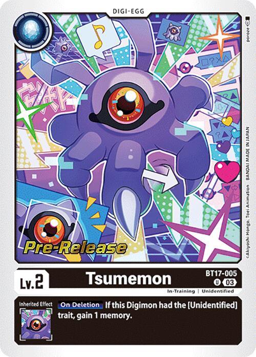 Tsumemon [BT17-005] [Secret Crisis Pre-Release Cards] (ONLINE ORDER ONLY)