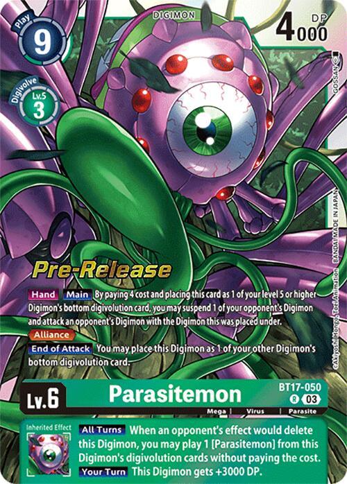 Parasitemon [BT17-050] [Secret Crisis Pre-Release Cards] (ONLINE ORDER ONLY)