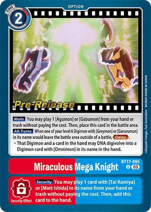 Miraculous Mega Knight [BT17-095] [Secret Crisis Pre-Release Cards] (ONLINE ORDER ONLY)