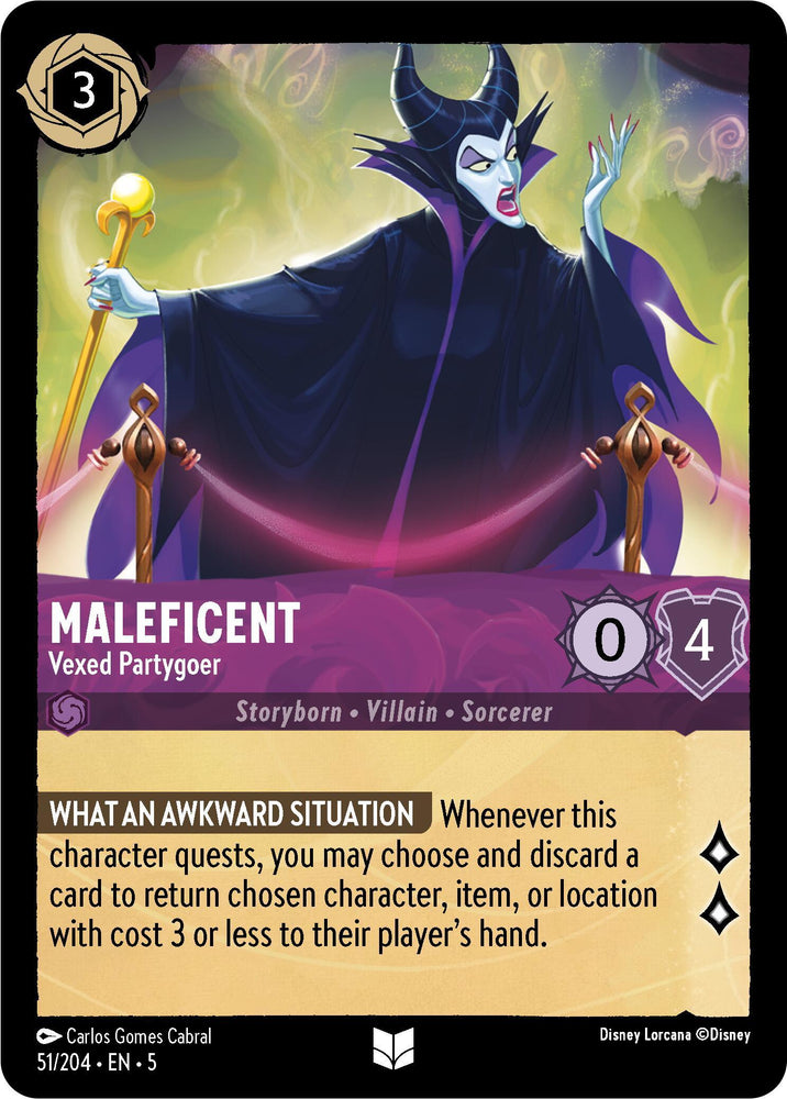 Maleficent - Vexed Partygoer (51/204) [Shimmering Skies] (ONLINE ORDER ONLY)