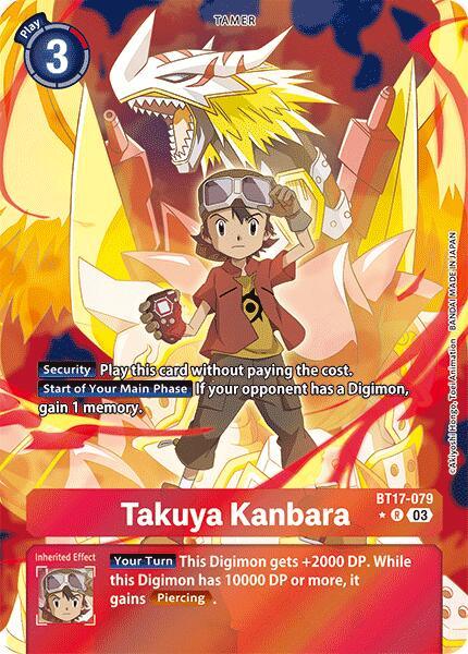 Takuya Kanbara [BT17-079] (Alternate Art) [Secret Crisis] (ONLINE ORDER ONLY)