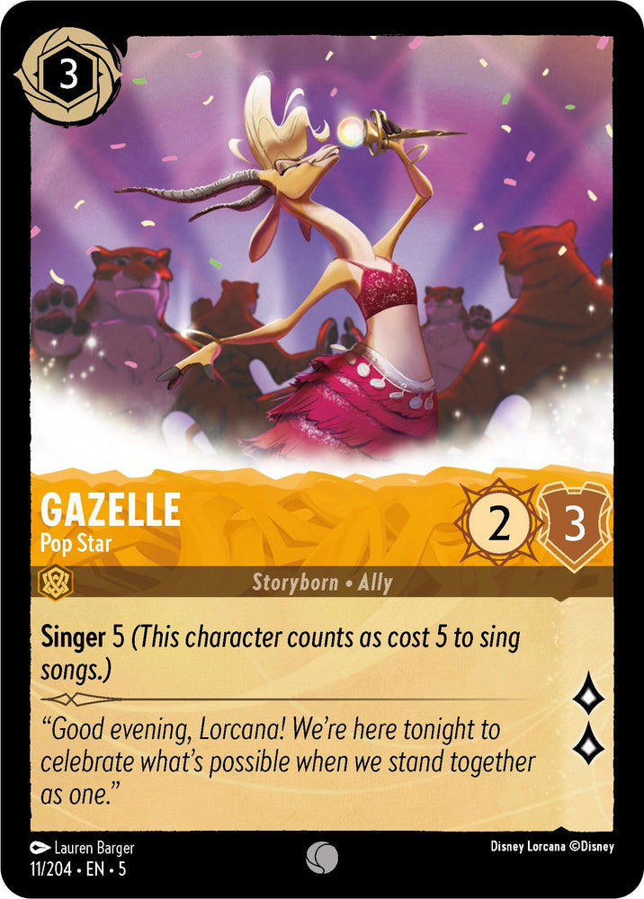 Gazelle - Pop Star (11/204) [Shimmering Skies] (ONLINE ORDER ONLY)