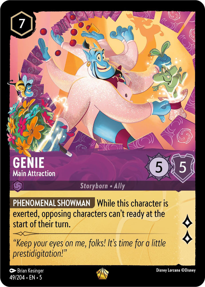 Genie - Main Attraction (49/204) [Shimmering Skies] (ONLINE ORDER ONLY)