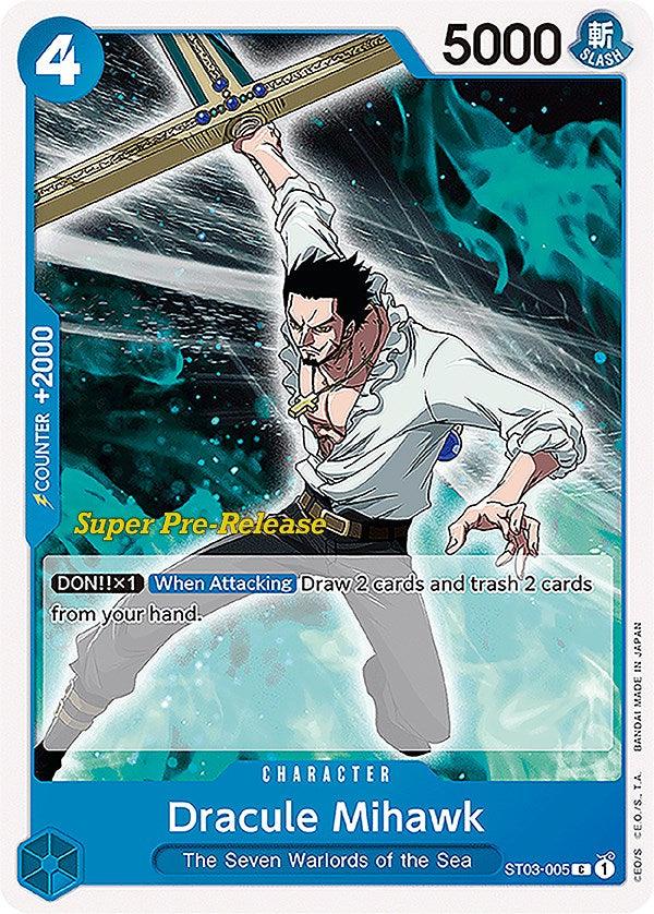 Dracule Mihawk [Super Pre-Release Starter Deck: The Seven Warlords of the Sea] (ONLINE ORDER ONLY)