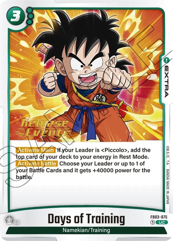 Days of Training [Raging Roar Release Event Cards] (ONLINE ORDER ONLY)