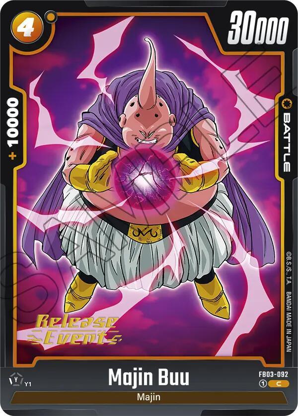 Majin Buu (FB03-092) [Raging Roar Release Event Cards] (ONLINE ORDER ONLY)