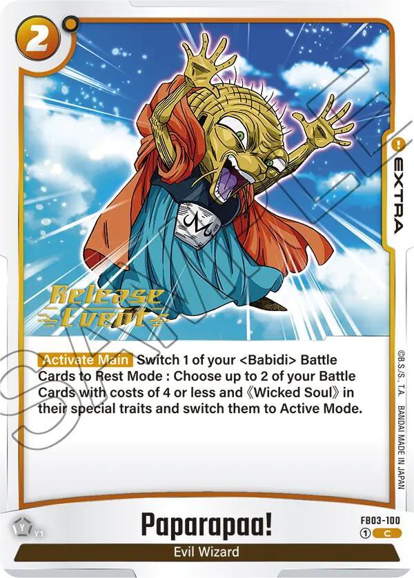 Paparapaa! [Raging Roar Release Event Cards] (ONLINE ORDER ONLY)
